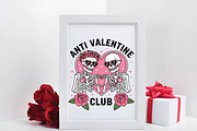 Anti Valentine Club Png, Funny Png, an Illustration by DreamPrint404 (Thumbnail 6 of 8)