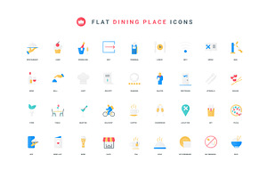 Traditional food & dishes icons, a Food Illustration by Lemberg Vector