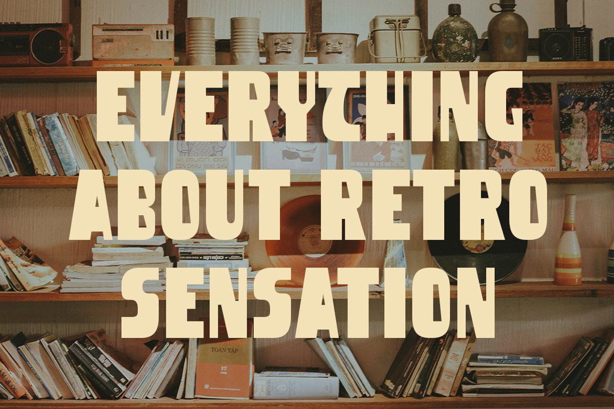 DT Nachis - Retro Sans Display, a Font by Dryy.type (Photo 7 of 9)