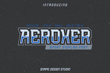 Aeroxer - Sport Font