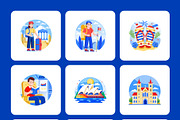 Travel Illustrations Bundle, a Transportation Illustration by Brickclay (Thumbnail 10 of 16)