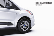 LWB Compact Cargo Van Mockup Set, a Product Mockup by Halal Graphic Studio (Thumbnail 4 of 14)