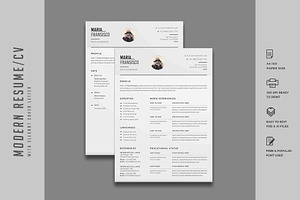 257. Modern Resume Template