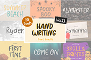 HANDWRITING FONT BUNDLE VOL. 13, a Handwritten Font by Brown Cupple (Thumbnail 1 of 6)