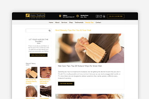 Hair Salon WordPress Theme