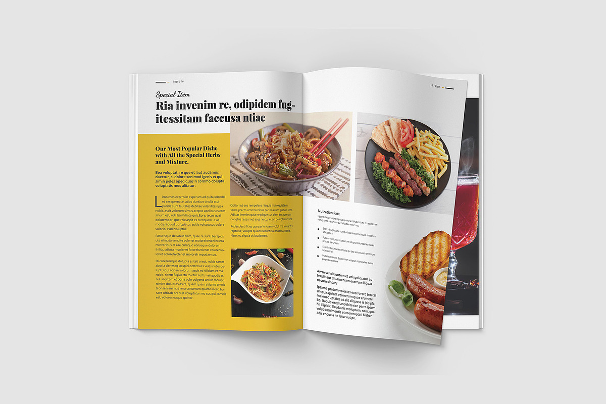 Food Magazine Hotel | Restaurant, a Magazine Template by astutedesign11 (Photo 8 of 13)