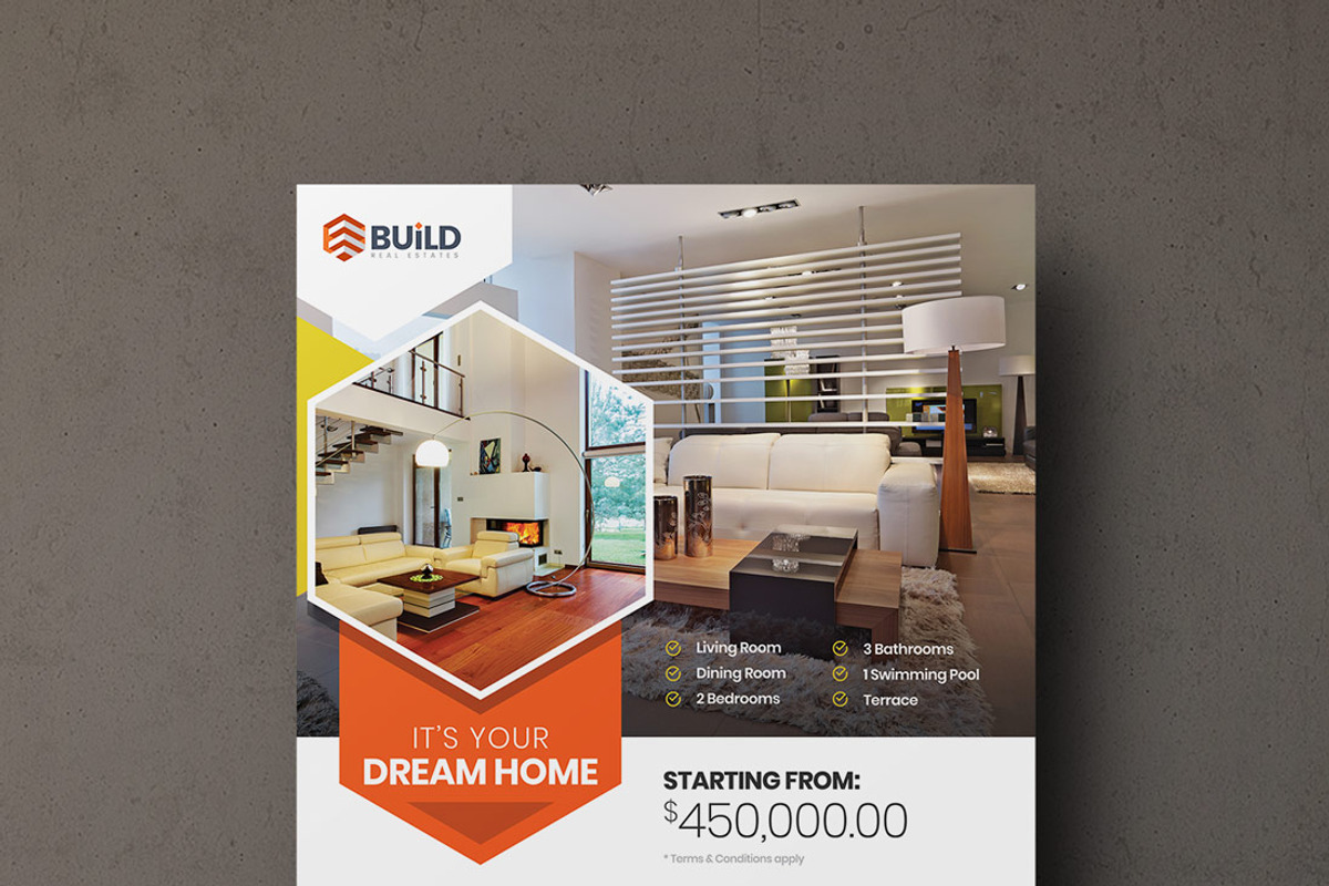 Build Real Estate Flyer, a Flyer Template by Saptarang (Photo 2 of 3)