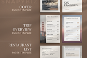 Travel Itinerary Canva Template, a Social Media Template by Snapybiz (Thumbnail 5 of 10)