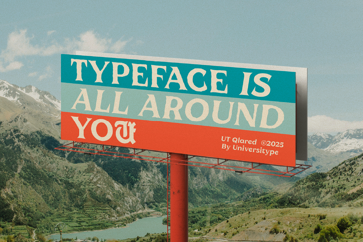 UT Qlared - A Flare Serif Font, a Serif Font by Universitype (Photo 14 of 14)