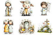 Christian Easter Clipart, an Illustration by Sublimation Artist (Thumbnail 5 of 7)