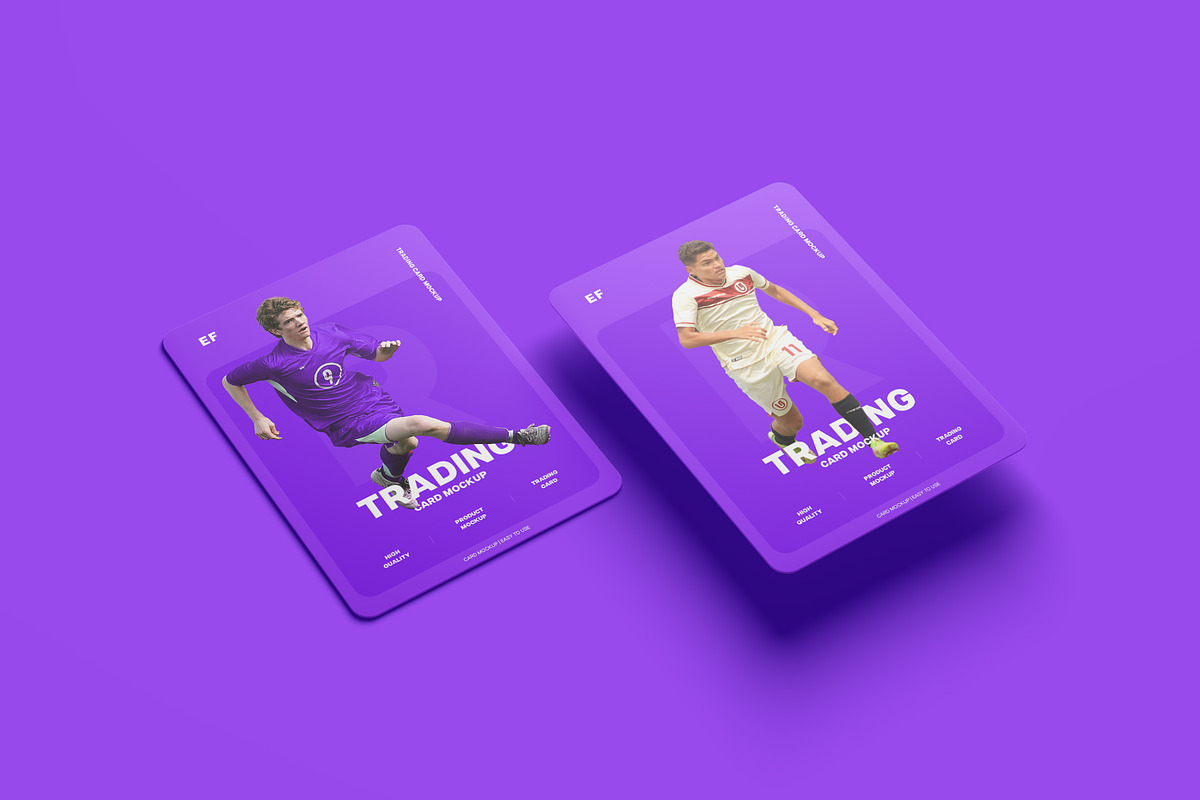 Trading Cards Mockup Set, a Product Mockup by Toasin Studio (Photo 9 of 16)