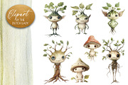 Botanical Creatures Clipart Set, a Decorative Illustration by The Dutch Lady Designs (Thumbnail 7 of 7)