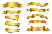 Golden Ribbons, Badges,Origami Set, a Templates & Theme by El-Studio (Thumbnail 2 of 3)