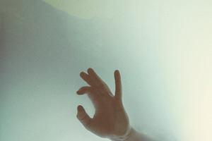 Woman underwater stock photo containing hand and water