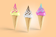 Cool set of ice cream mockups, a Product Mockup by PSD Market (Thumbnail 3 of 13)