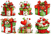 Valentine Gift Box Clipart, an Illustration by Daily.Designs (Thumbnail 6 of 8)