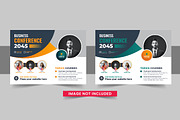 Horizontal Conference flyer bundle, a Flyer Template by Pavel_design (Thumbnail 2 of 11)