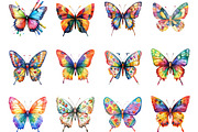 Back to School Butterfly Clipart, a Seasonal Illustration by Designking (Thumbnail 2 of 5)