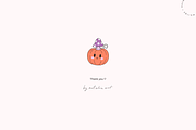 Pastel Spooky Halloween Clipart, an Object Illustration by Nutalin Art (Thumbnail 14 of 14)