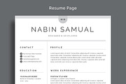 Modern Resume/CV Template, a Resume Template by Proper_media (Thumbnail 4 of 6)