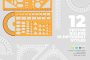 Rulers & Measurement Tools, an Object Graphic by bnrcreativelab (Thumbnail 1 of 17)