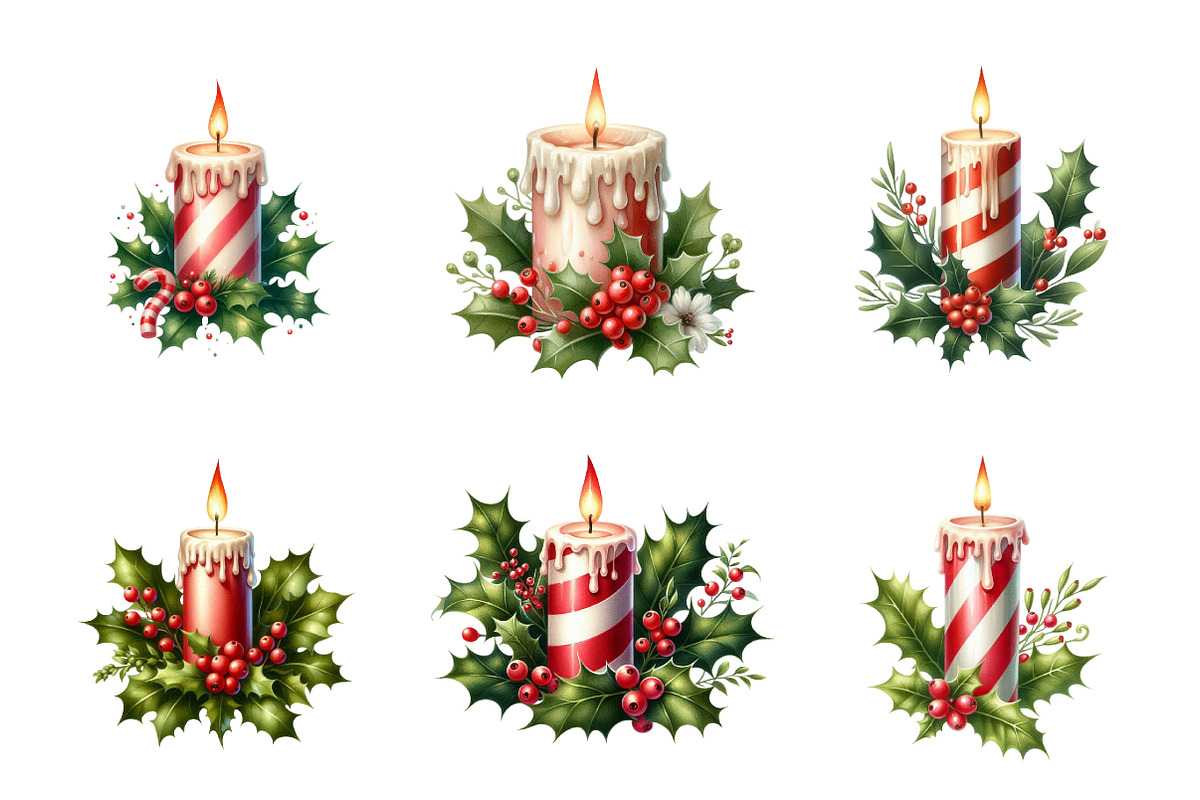 Christmas Candle, an Illustration by Design Market (Photo 2 of 5)