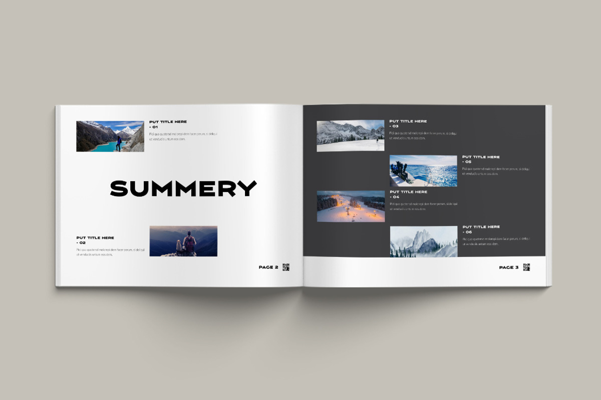 Photo Book Landscape Layout, a Brochure Template by Pixelpick (Photo 2 of 11)