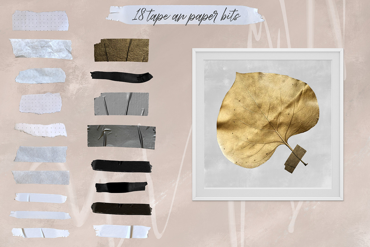 Abstract Japandi Collage creator kit, an Object Graphic by KomannaArt (Photo 10 of 19)