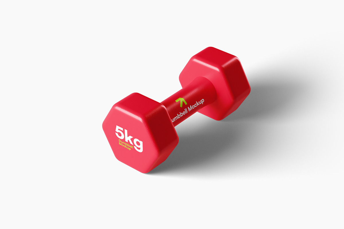 Dumbbell Mockups, a Product Mockup by artimasa (Photo 2 of 6)