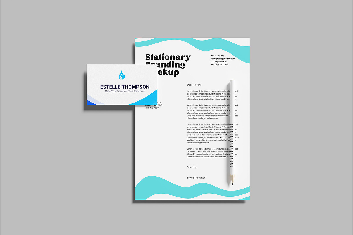 Stationery Branding Mockup, a Product Mockup by Bangdastudio (Photo 9 of 11)