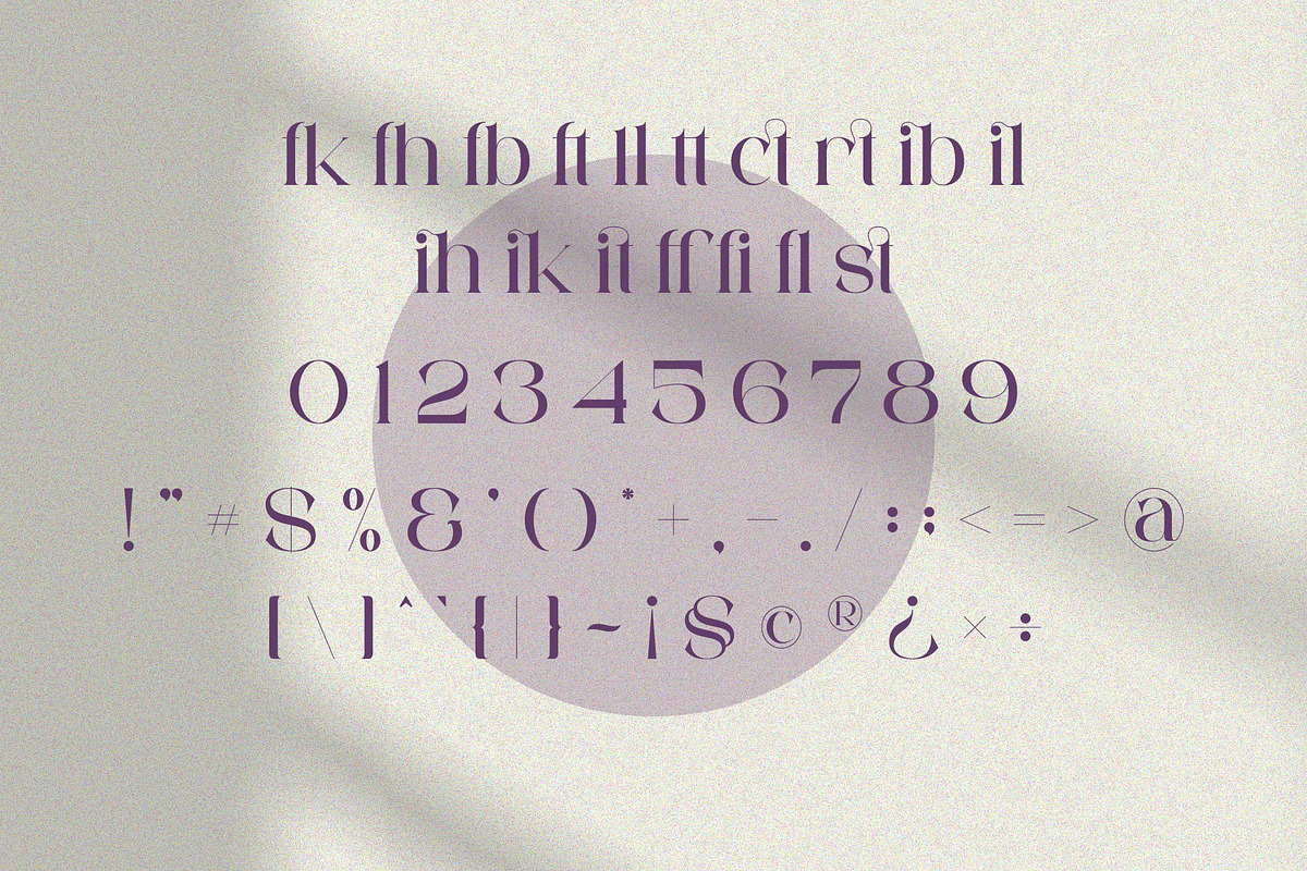 Gafitte - Modern Serif Font, a Serif Font by Aqeel_Art (Photo 10 of 12)
