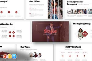 Style Company Profile Presentation, a Presentation Template by Blackcloud_Creations