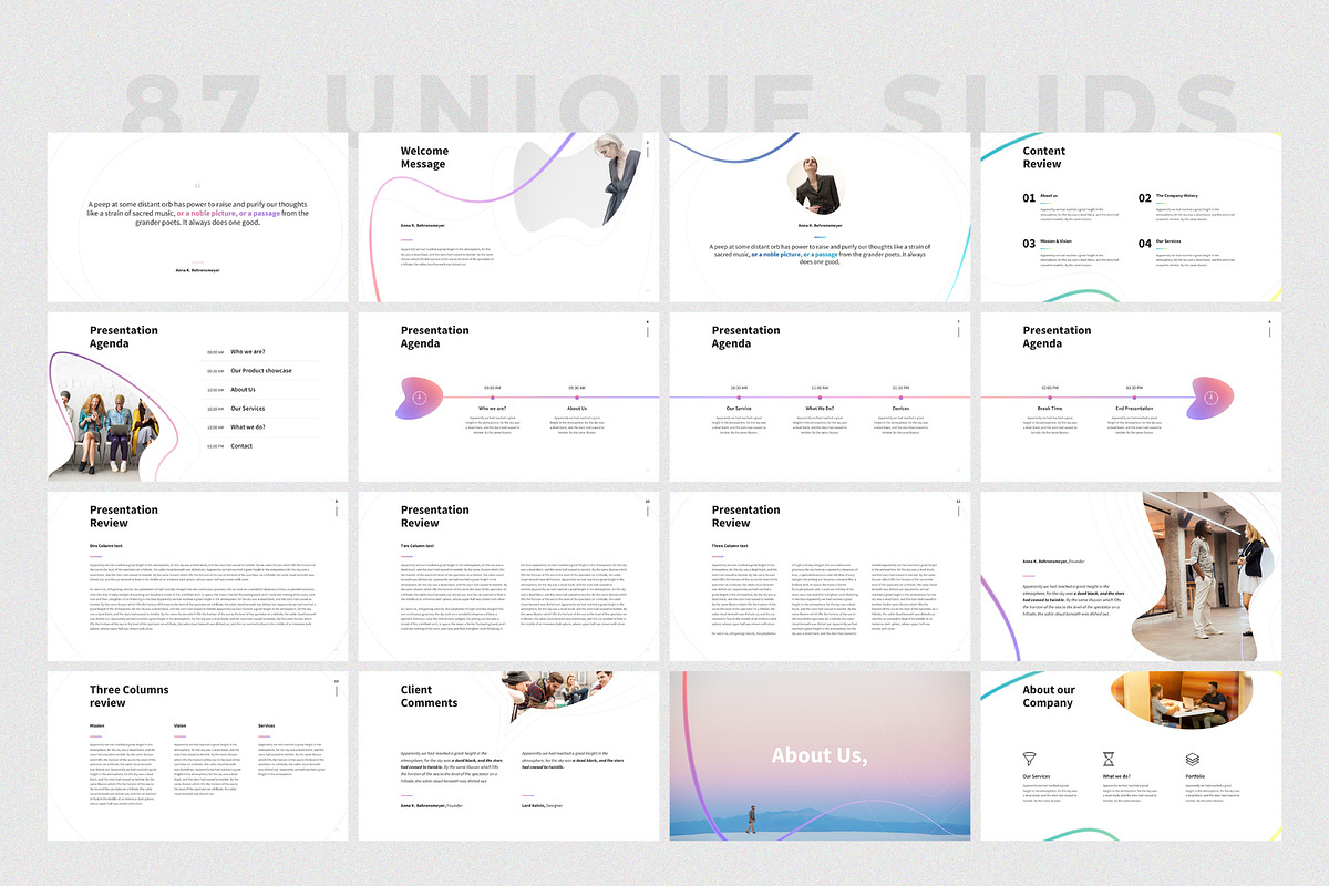 SHAPER powerpoint template, a Presentation Template by ShapeSlide