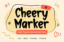 Cheery Marker - Playful Handwritten