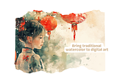 True Watercolor Brushes for Procreat, a Brush Add-On by nikiartcorner (Thumbnail 7 of 8)