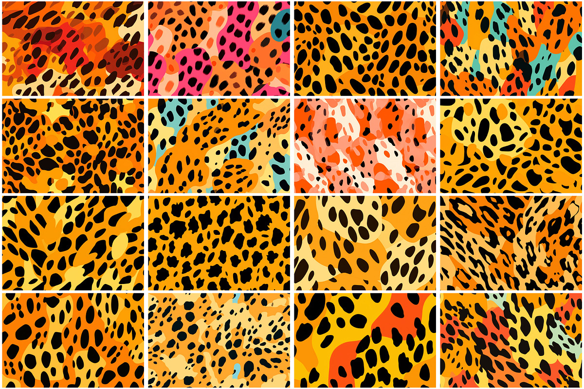 Cheetah Skin Print Digital Paper, a Texture Graphic by Forhadx5 (Photo 2 of 4)
