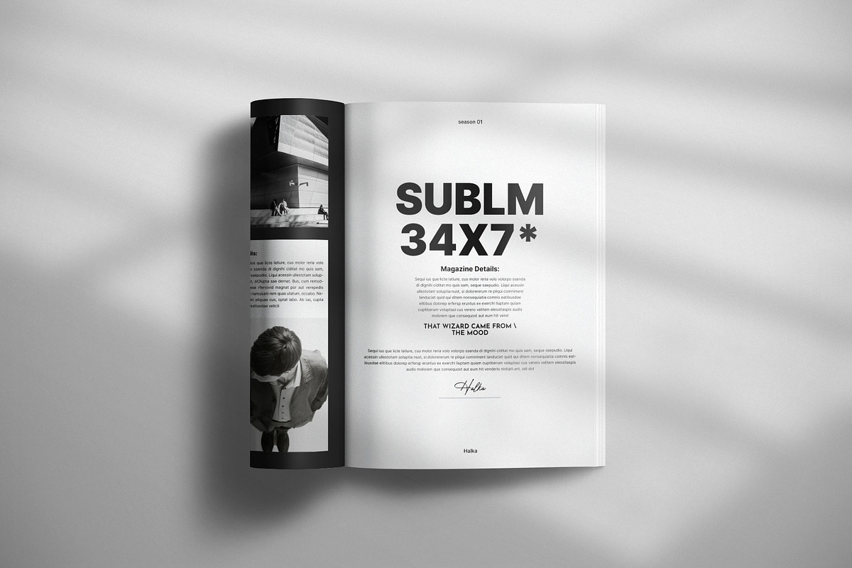 Specter Editorial LookBook Template, a Magazine Template by Creative-Work (Photo 4 of 8)