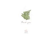 Watercolor wild flowers greenery, an Illustration by MariGraphic boutique (Thumbnail 11 of 11)
