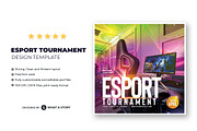 Esport Tournament Flyer Template, a Flyer Template by What a Story (Thumbnail 1 of 2)