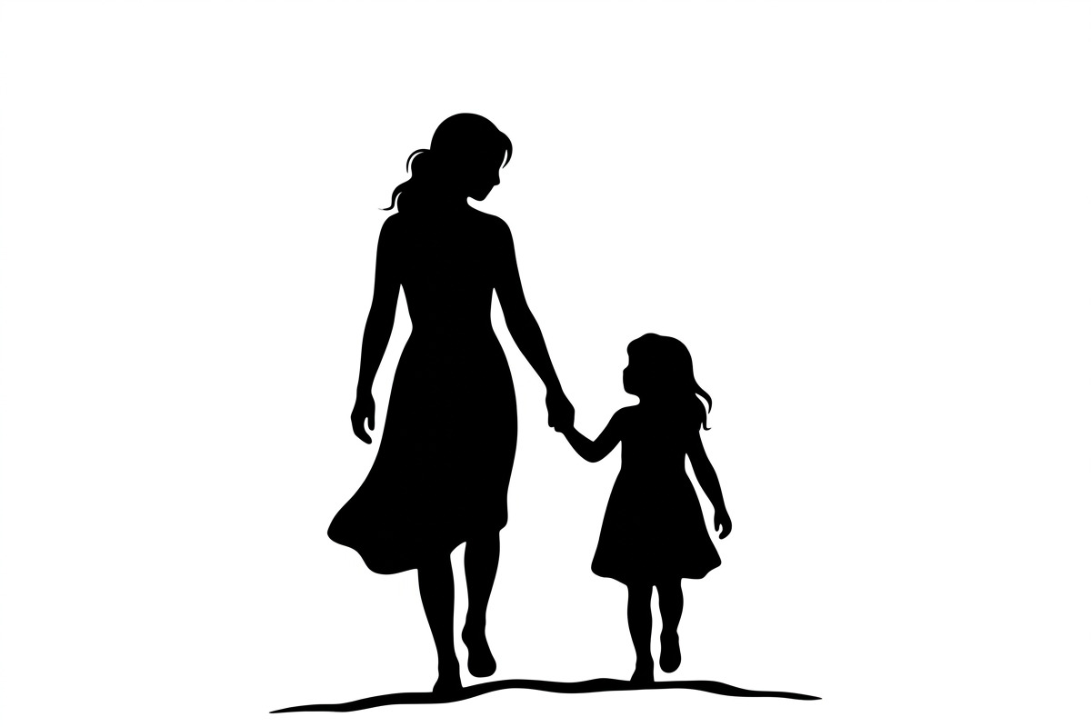 loving mother and children, a Person Illustration by Amazin_art (Photo 21 of 46)