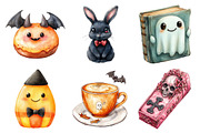 Halloween Kawaii Spooky Clipart, an Illustration by Daily.Designs (Thumbnail 5 of 5)