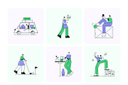 300 People and Places Illustration, a Person Illustration by Creative Stall (Thumbnail 12 of 21)