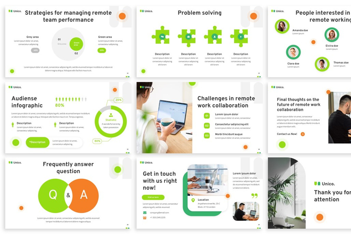 Unico - Corporate Keynote Template, a Presentation Template by SlideFactory (Photo 4 of 4)