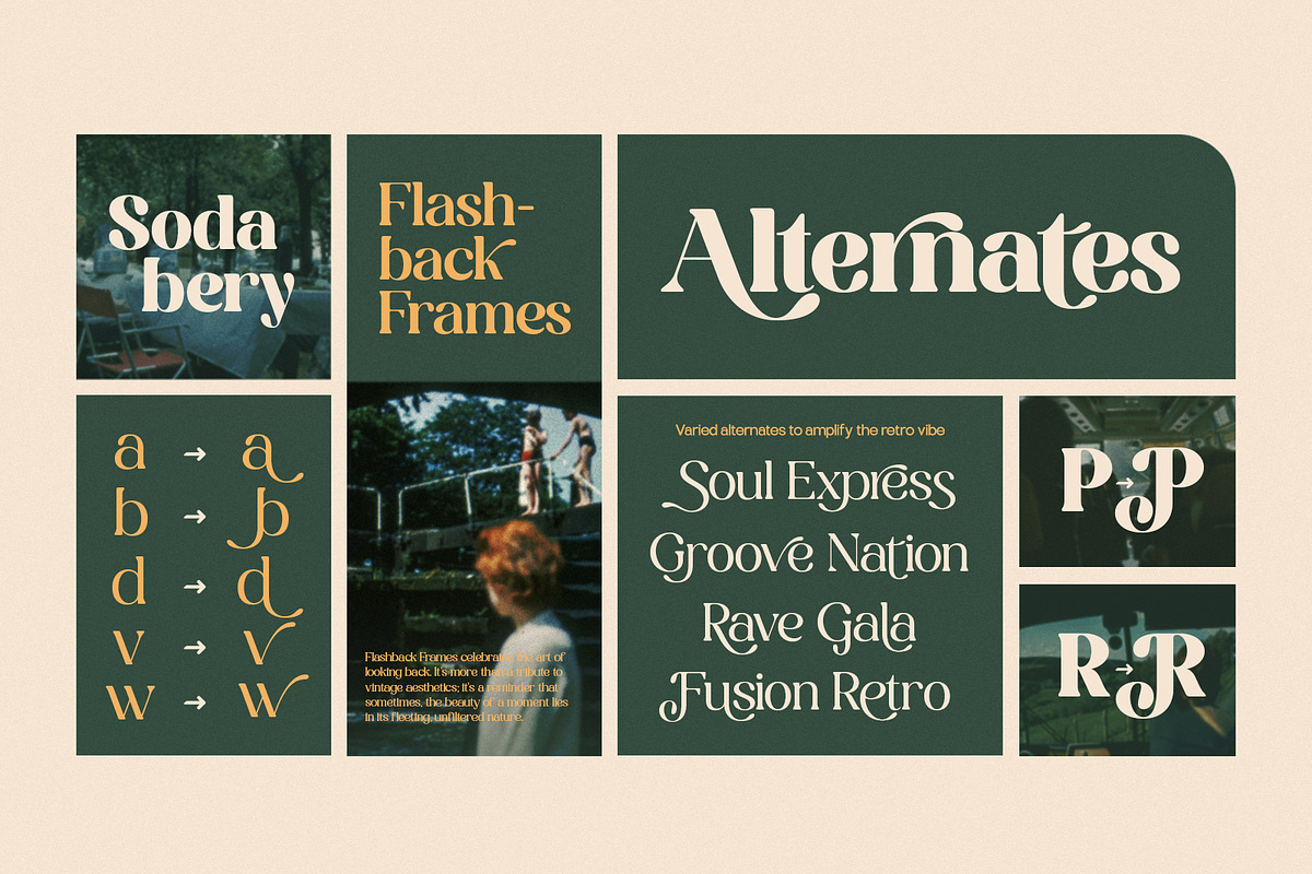 TBJ Sodabery Serif Retro Family, a Serif Font by Taboja Studio (Photo 8 of 21)
