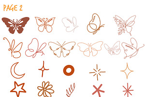 Butterfly Procreate Brush Stamps