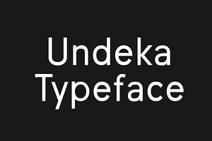 Undeka San Serif Font