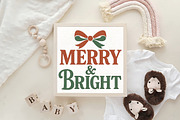 Merry and Bright Coquette Christmas, an Illustration by CraftArtStudio (Thumbnail 4 of 4)