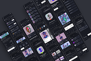 NFT app, an UI Kit Template by Julia Shagofferova (Thumbnail 5 of 7)