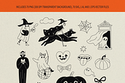 Halloween Doodle Illustrations, a Seasonal Illustration by happpydesign (Thumbnail 6 of 11)
