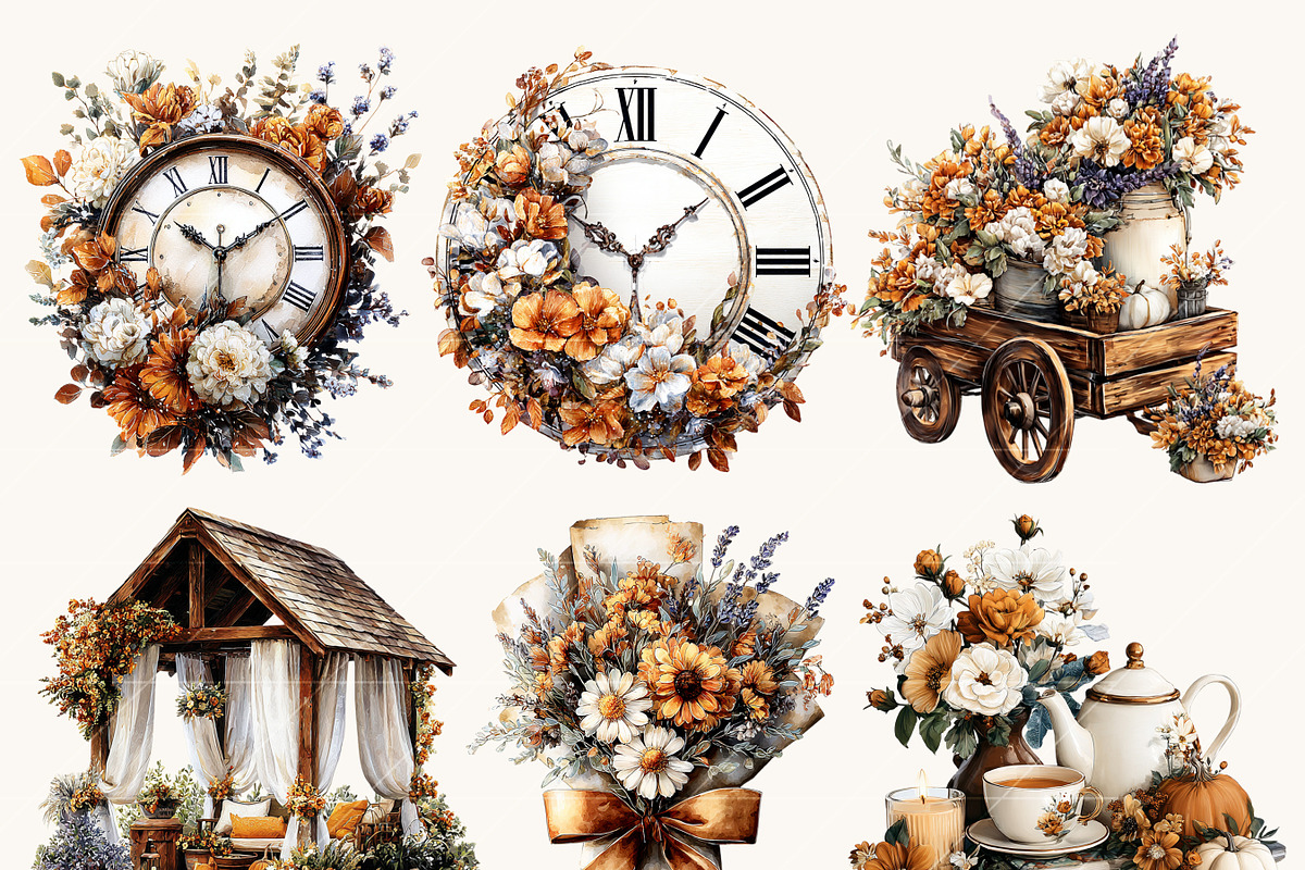 Countryside Spring Clipart Bundle, an Object Illustration by Design Scotch (Photo 4 of 8)